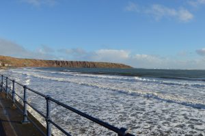 View of the sea from Filey